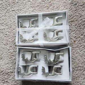 Reindeer Napkin rings. SET OF 8.